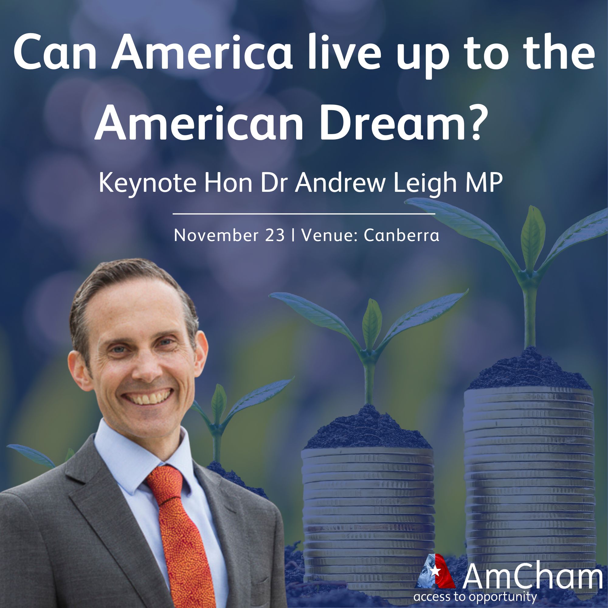 *Re-scheduled* Can America live up to the American Dream?