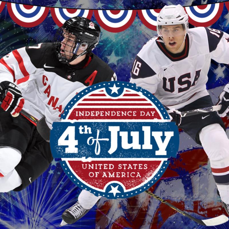 4th of July Celebration - USA vs Canada Ice Hockey Game
